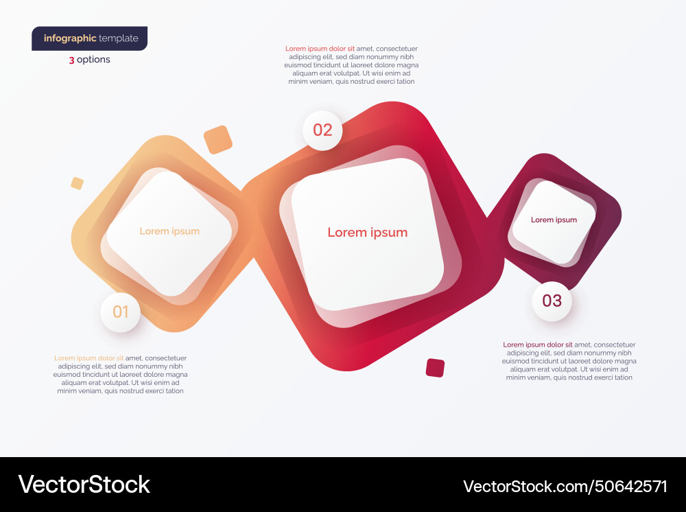 Abstract gradient minimalistic infographic Abstract gradient minimalistic infographic vector image