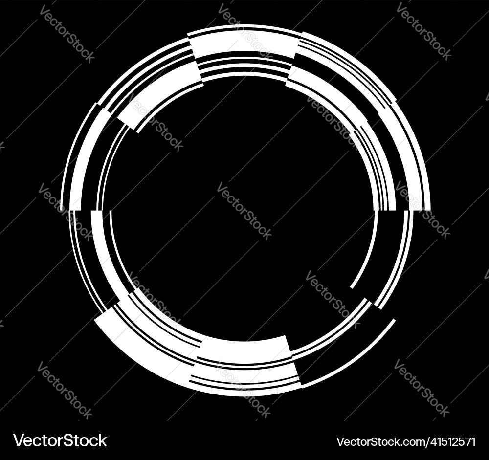 Abstract gui ui geometric circle element Abstract gui ui geometric circle element vector image