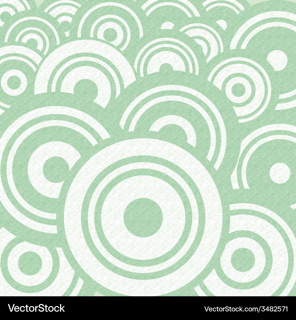 Abstract retro circle flat design background vector image