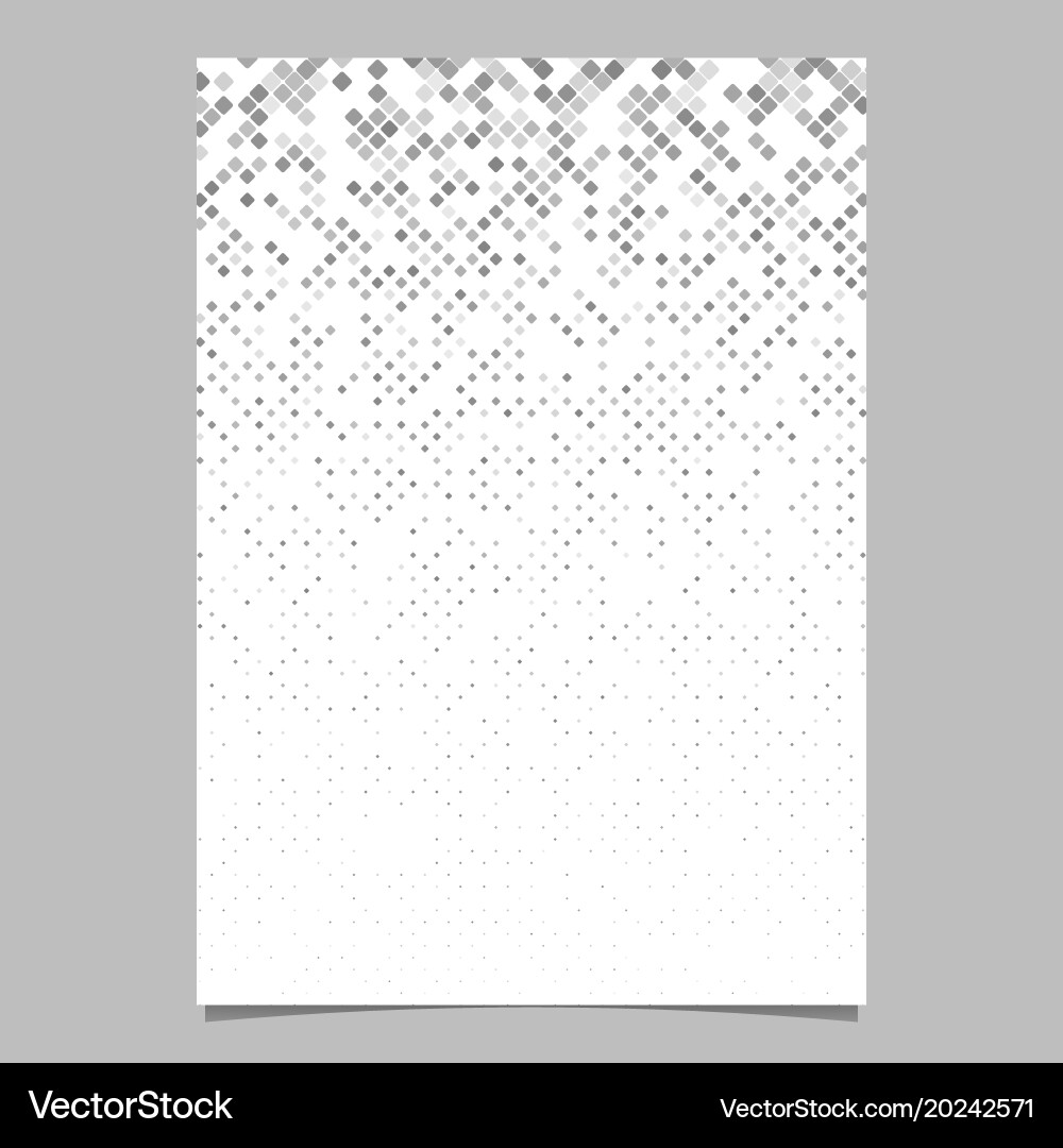 Abstract square pattern flyer design - tiled vector image