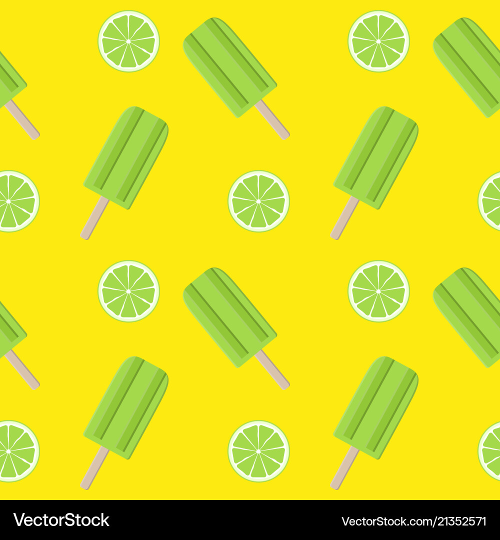 Abstract summer seamless pattern background vector image