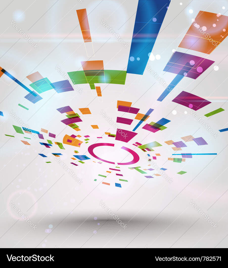 Colorful Abstract Background Vector Image