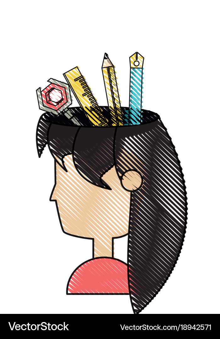 Creative process design Royalty Free Vector Image