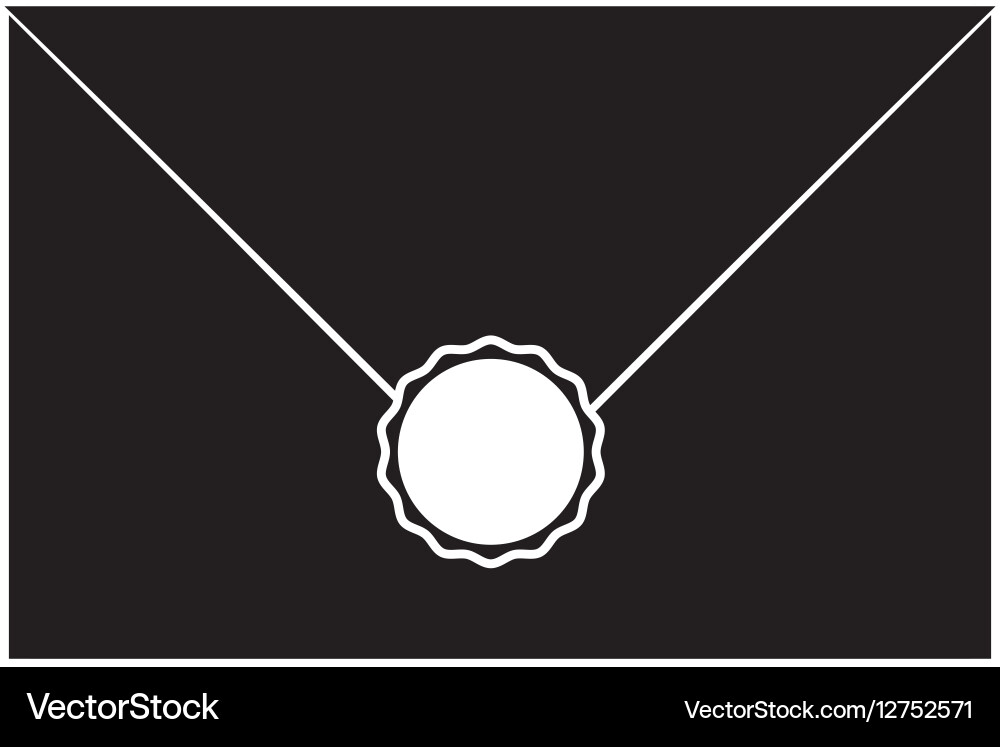Message envelope mail icon image vector image