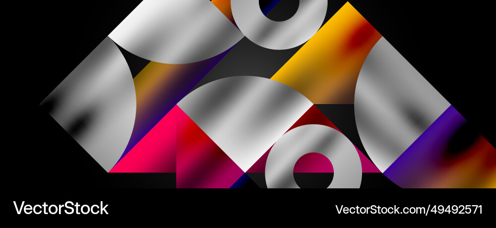 Mosaic pattern composition featuring harmonious Mosaic pattern composition featuring harmonious vector image