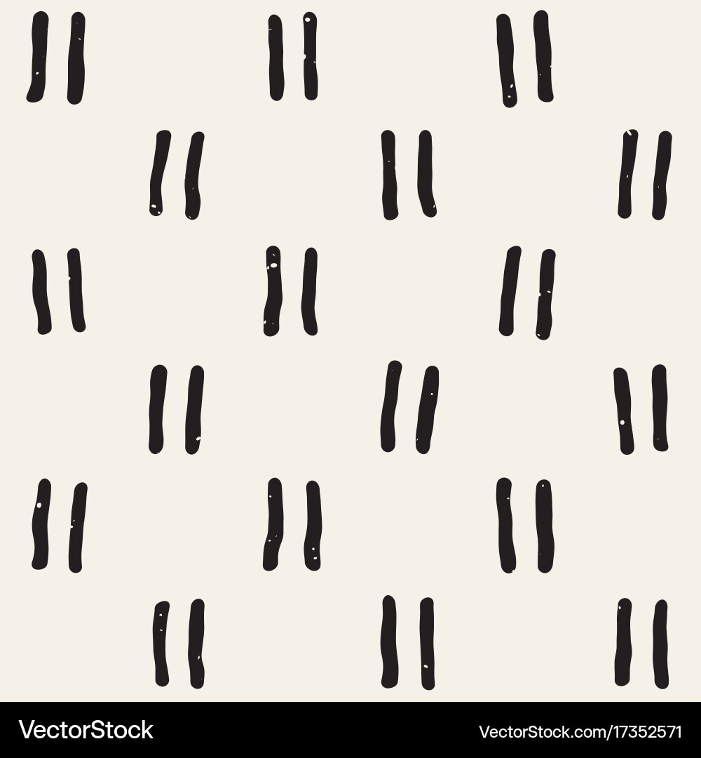 Seamless pattern with hand drawn lines abstract vector image