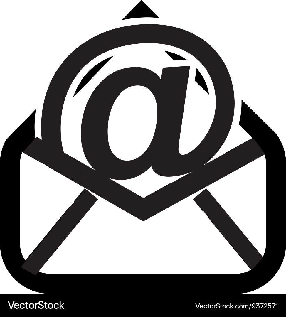 Send email setup isolated icon design vector image