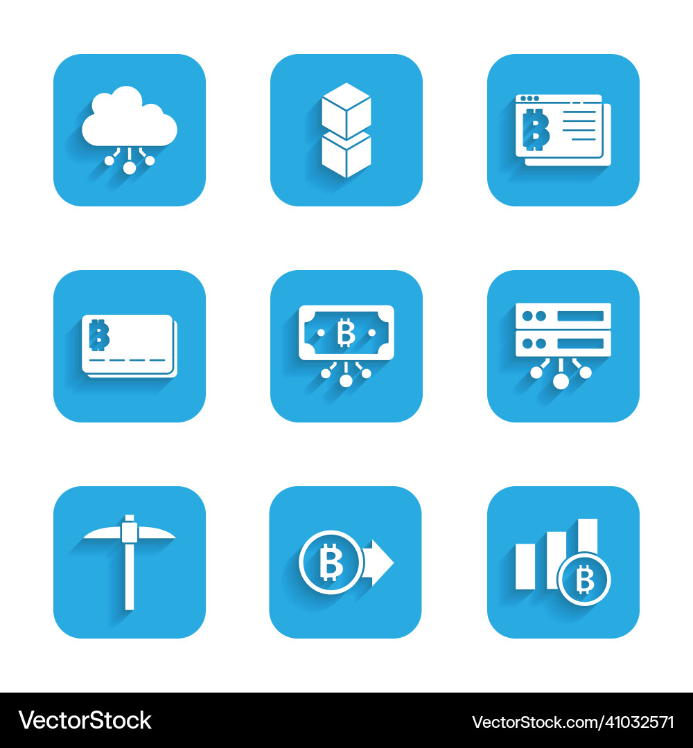 Set bitcoin with circuit pie chart infographic Set bitcoin with circuit pie chart infographic vector image