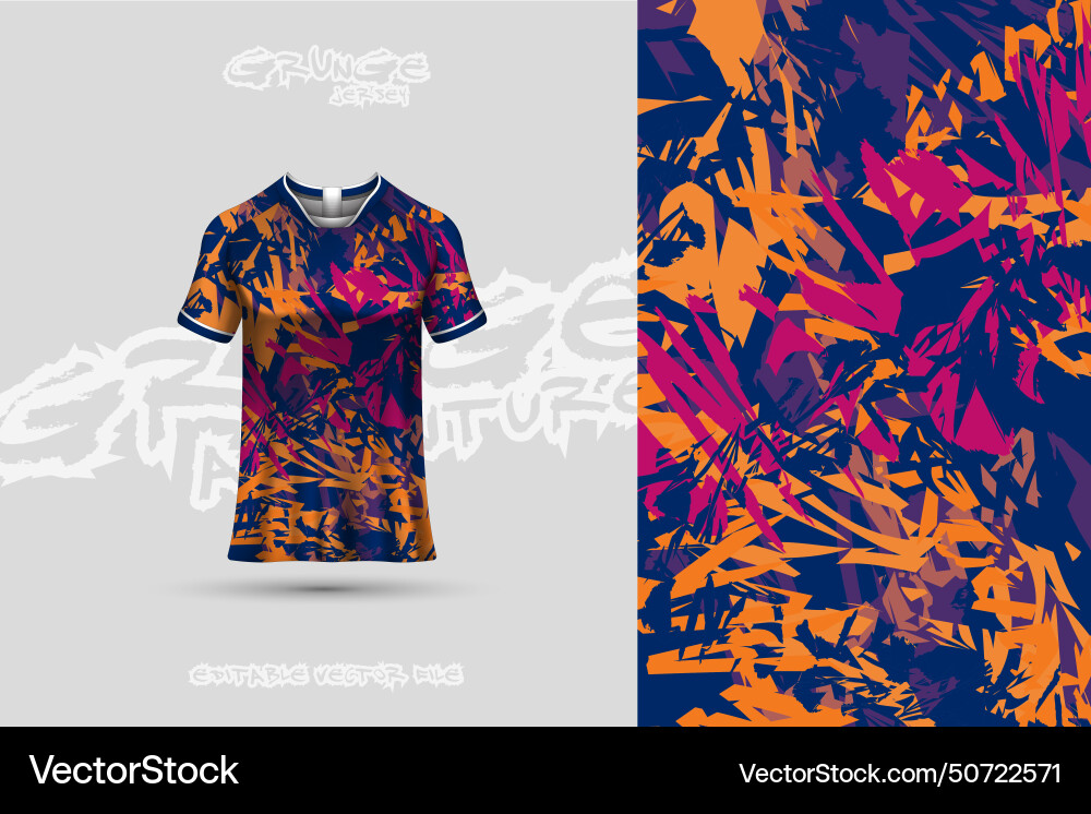 Sporttrikot und Hintergrundschablone Design Sporttrikot und Hintergrundschablone Design vektorbild