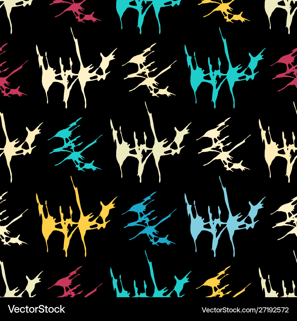 Abstract color pattern in graffiti style quality Vector Image
