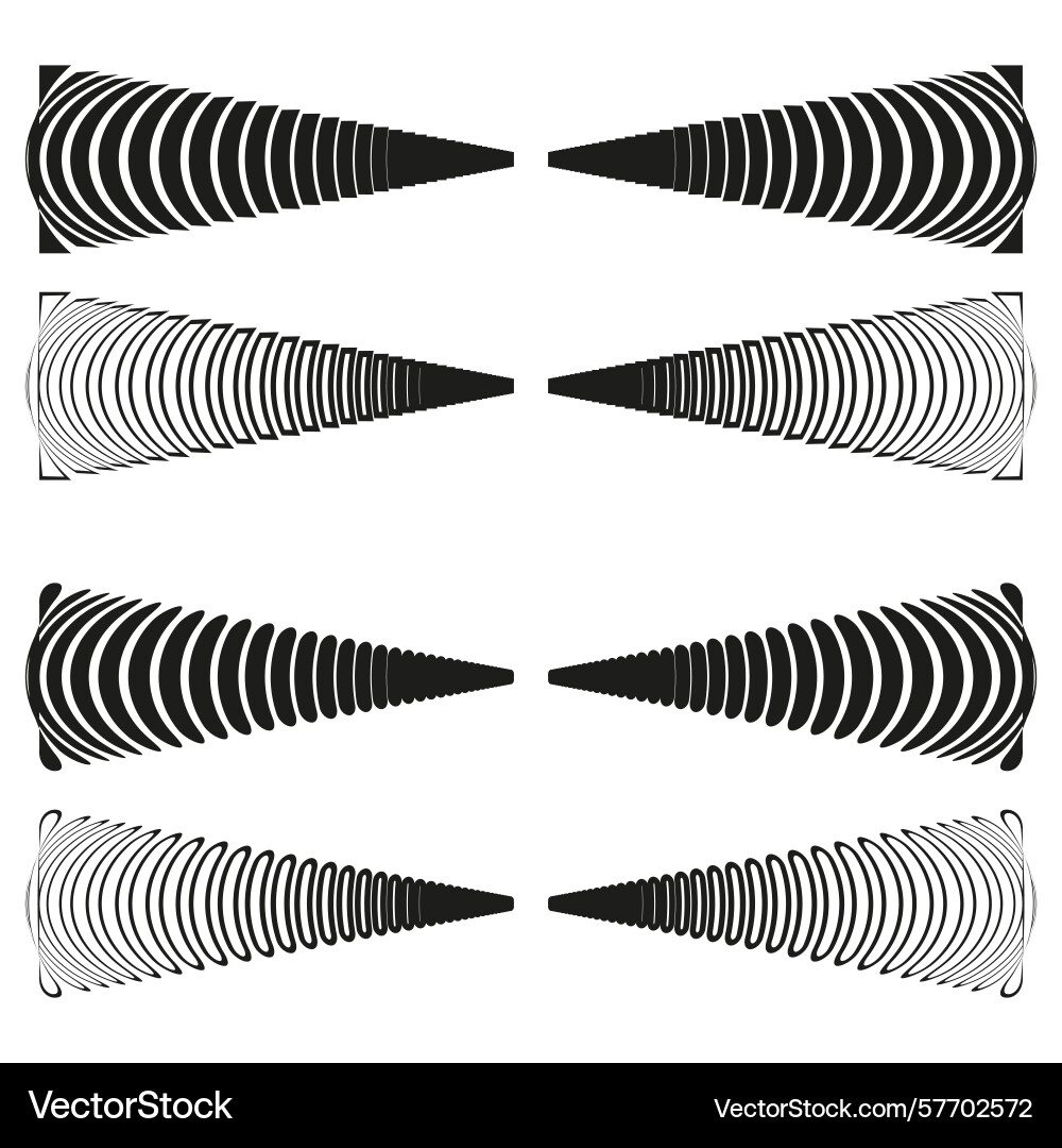 Conical shapes pattern abstract geometric forms Conical shapes pattern abstract geometric forms vector image