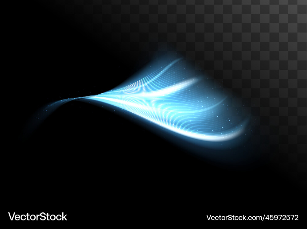Curve light effect Curve light effect vector image