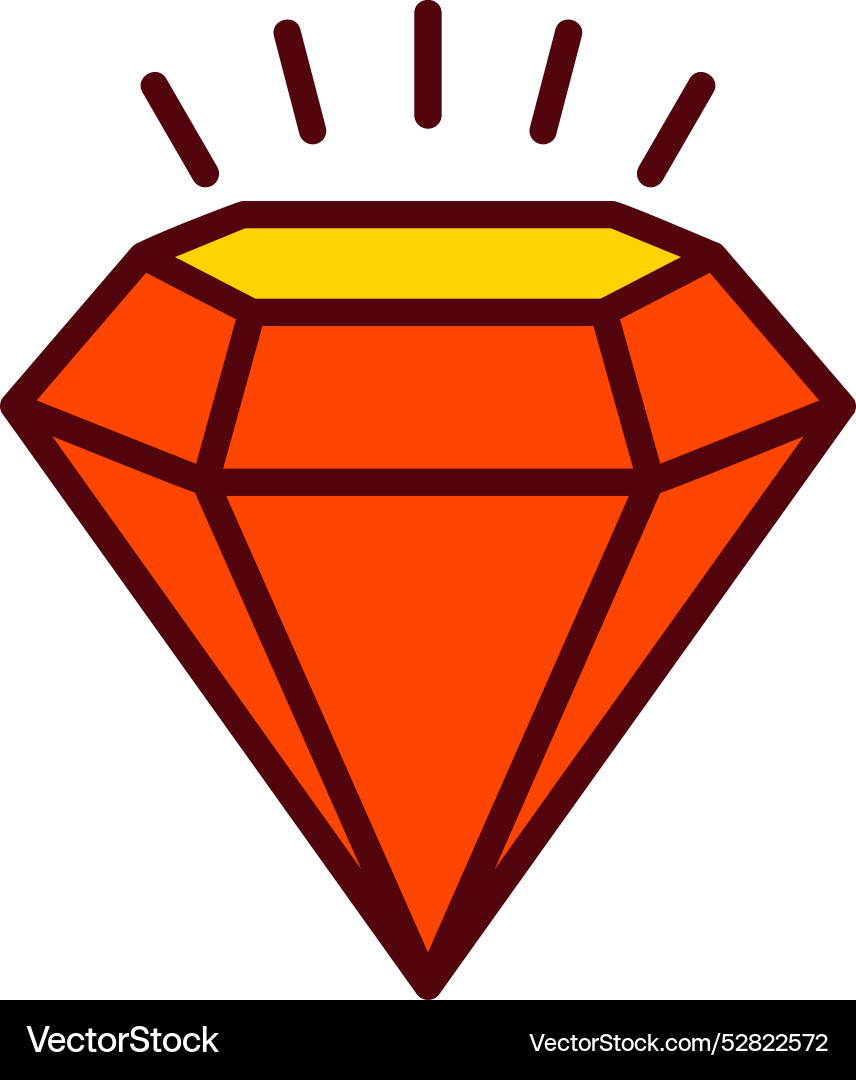 Daimond icon design Vector Image