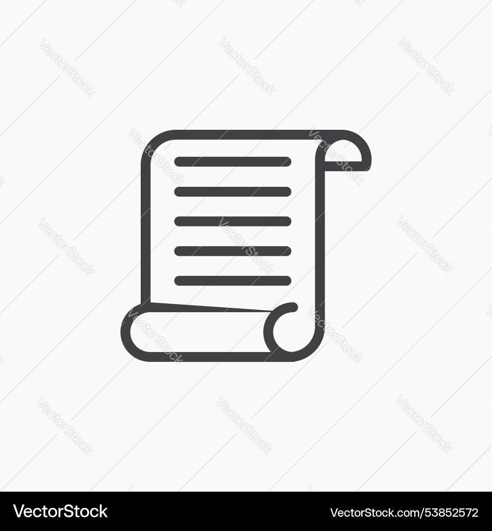 Scroll icon set Scroll icon set vector image