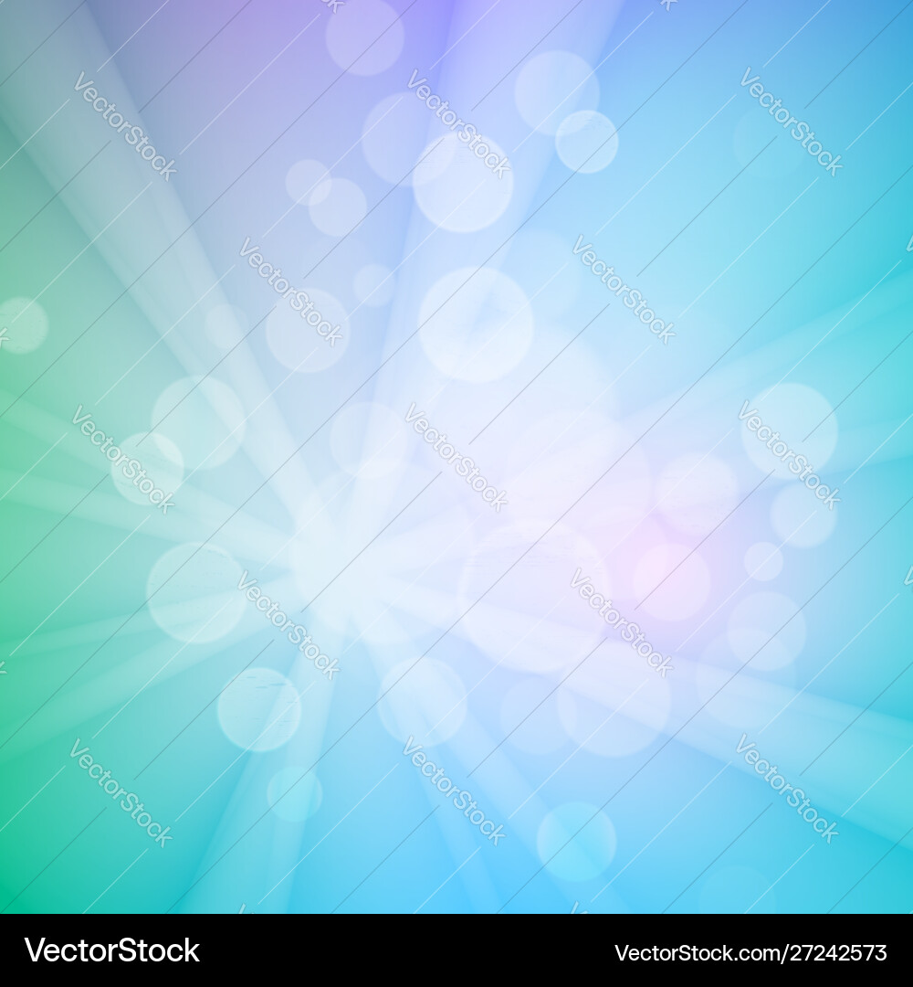 Abstract bokeh sparkles on blurred background vector image