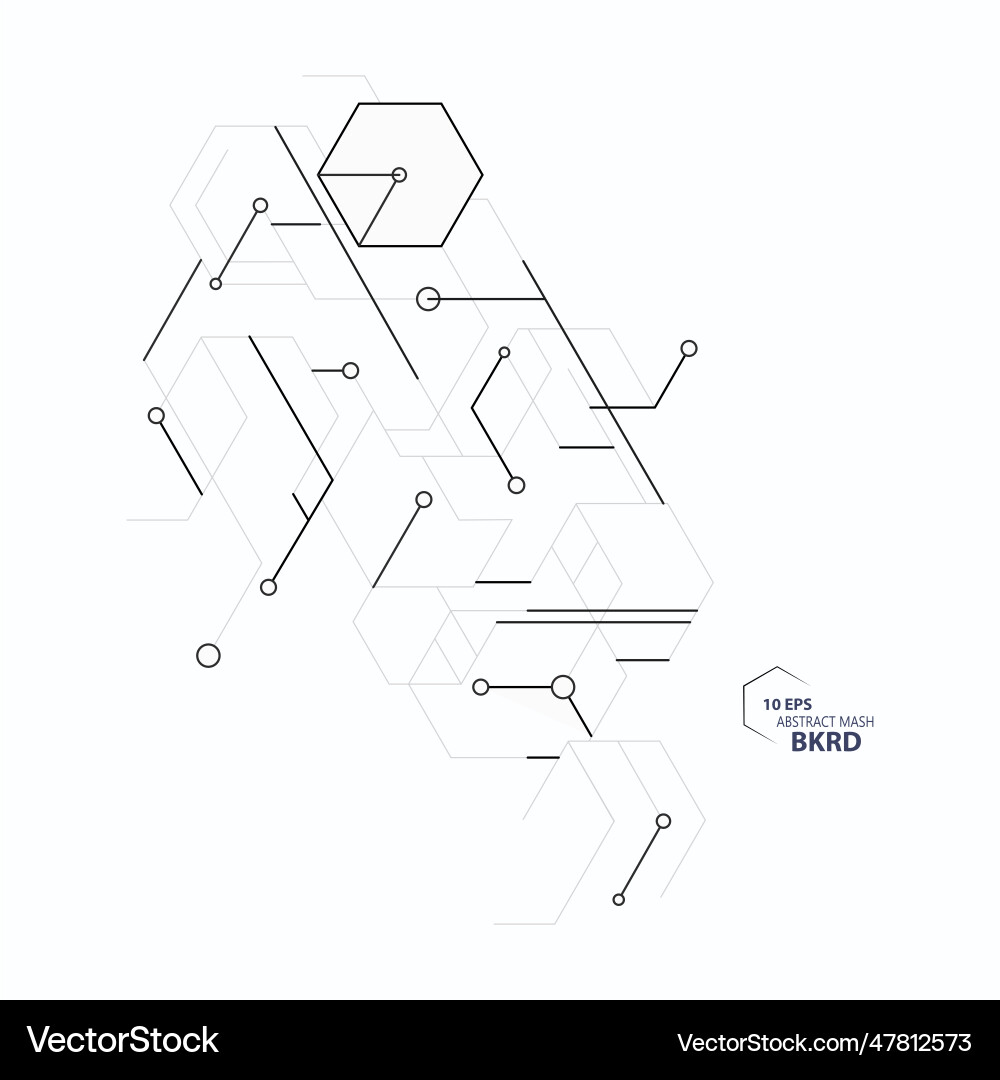 abstrakte hexagon Hintergrund verbinden Abstrakte hexagon Hintergrund verbinden vektorbild
