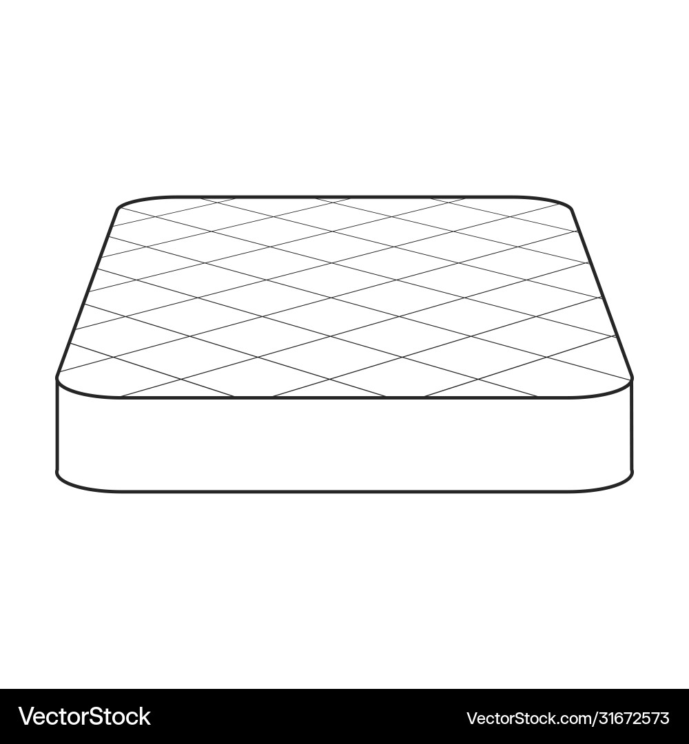 Orthopedic mattress iconline icon – Royalty-Free Vector | VectorStock, image size:1000x1080