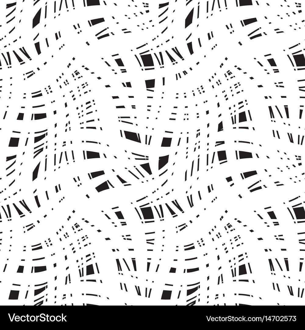 Seamless fabric net pattern with lines abstract Vector Image