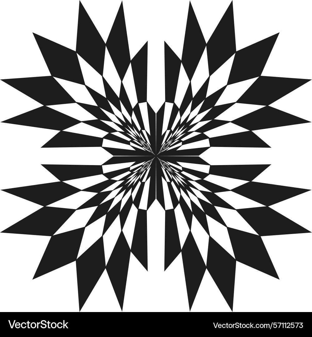 Starburst icon design sharp pointed shape Starburst icon design sharp pointed shape vector image