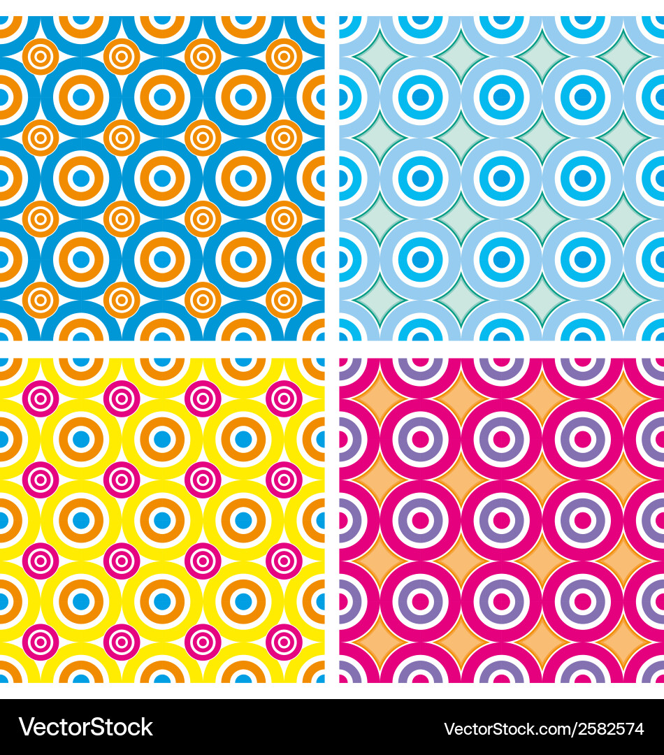 Circular Pattern Background vector image