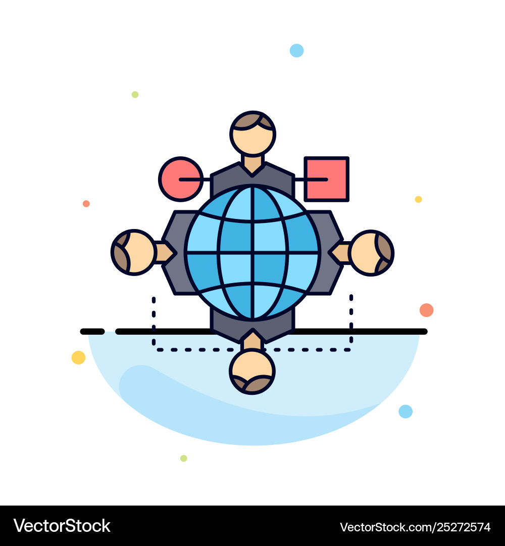 Function instruction logic operation meeting flat Function instruction logic operation meeting flat vector image