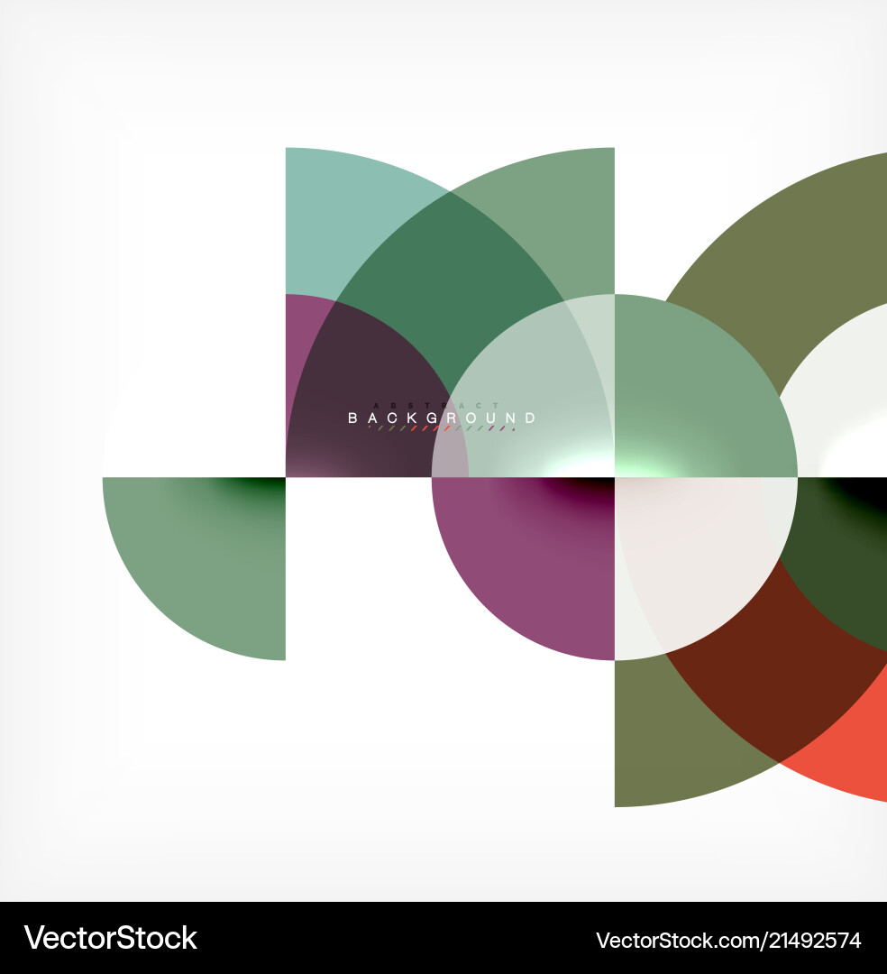 Modern circle abstract background Vector Image