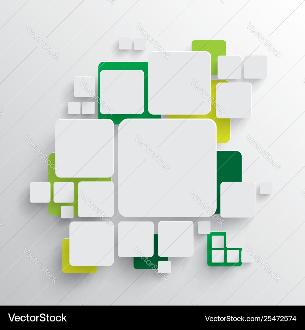 Rounded shape with shadow and colorful circle Rounded shape with shadow and colorful circle vector image