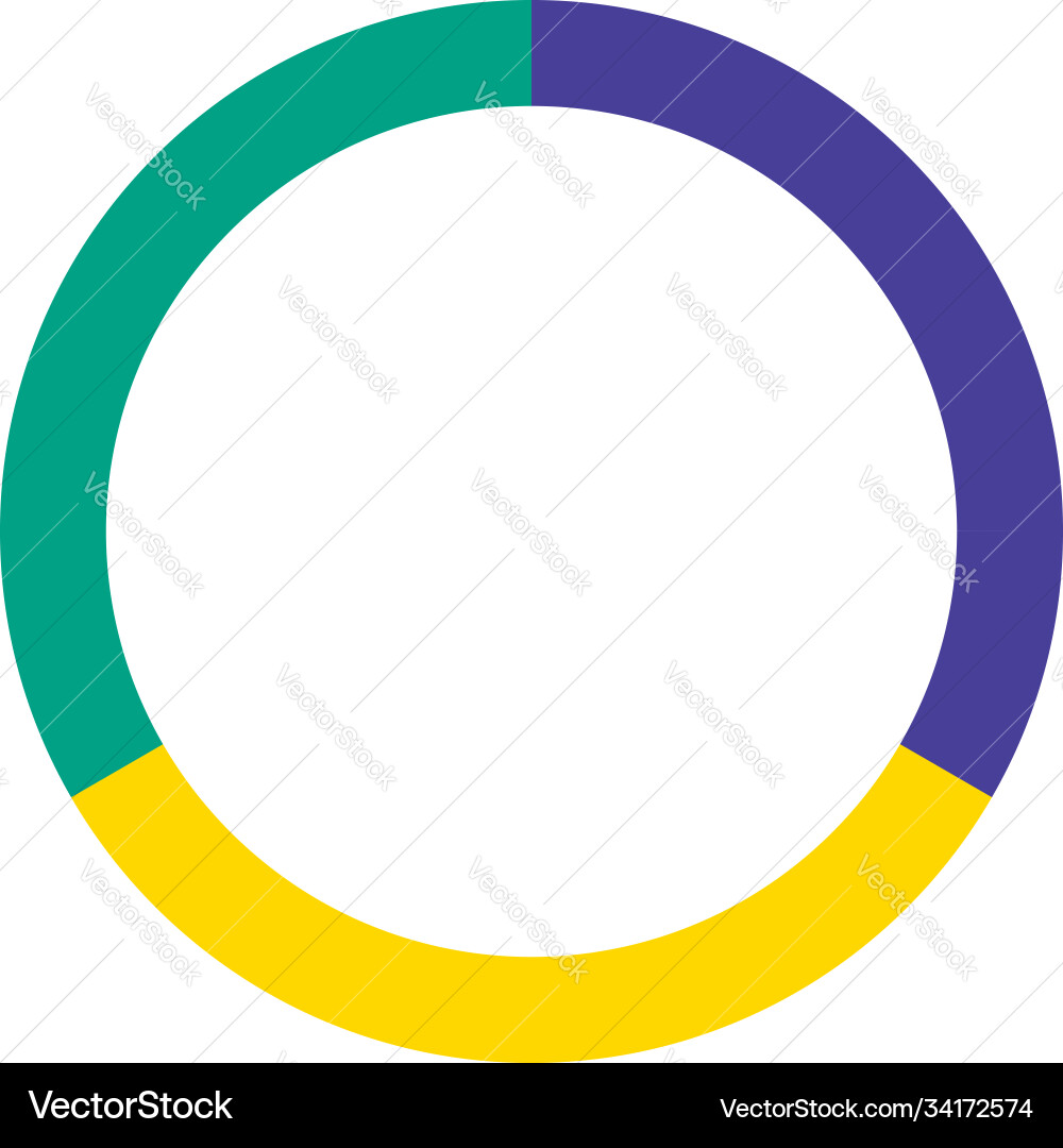 Segmented circles from 2 to 20 parts circular Segmented circles from 2 to 20 parts circular Vector Image