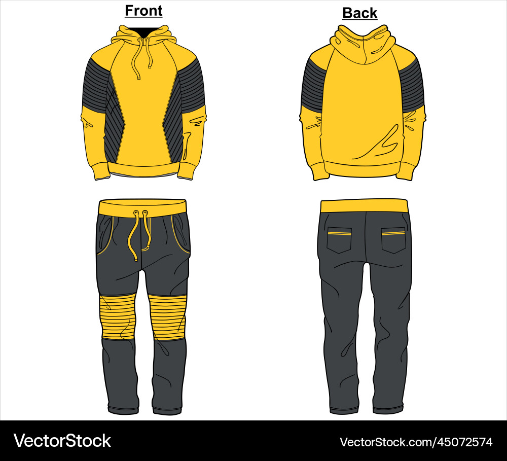 Track suit panel pattern fb Vector Image