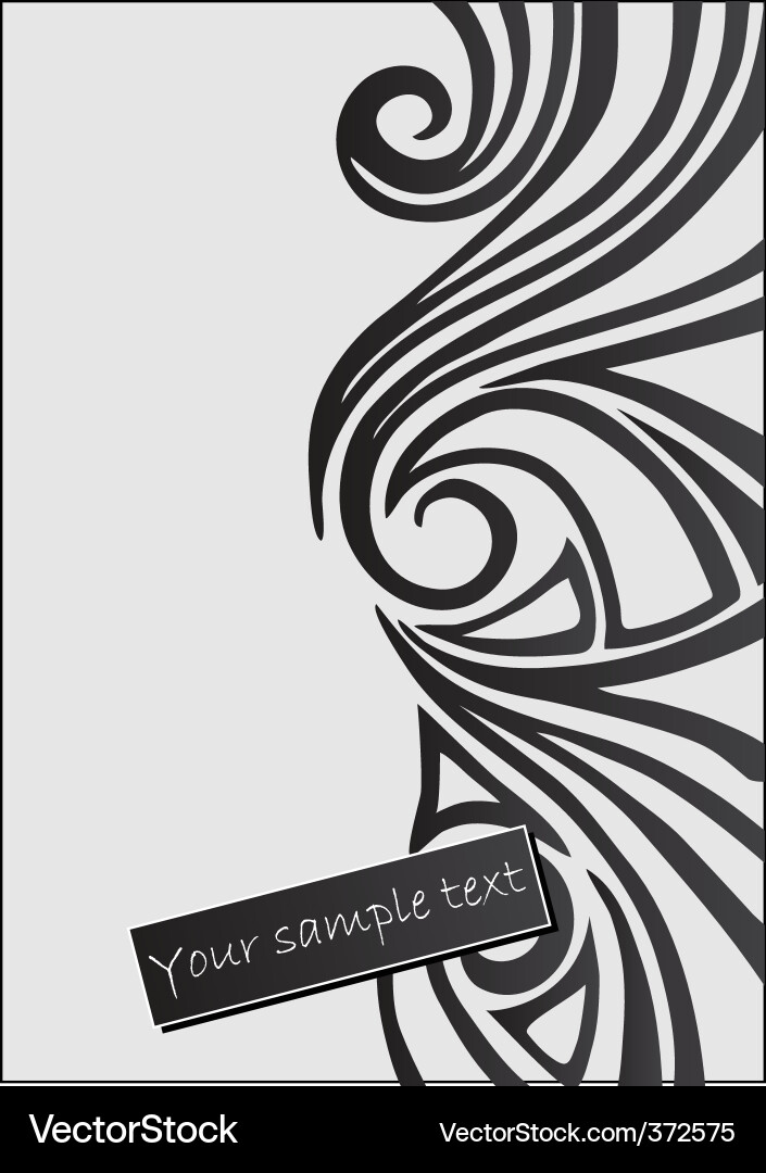 Abstract Swirl Pattern Vector Image