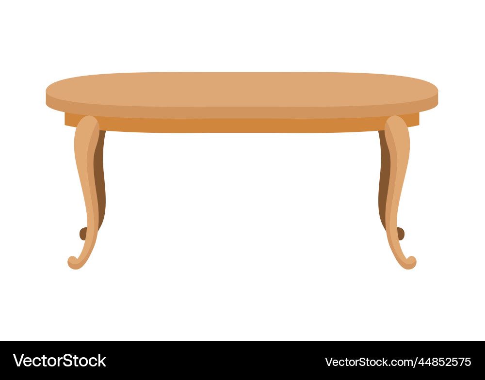 Empty wooden table or desktop clean small element Vector Image