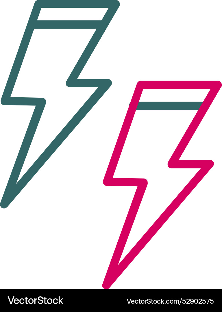 Lightning icon design Vector Image