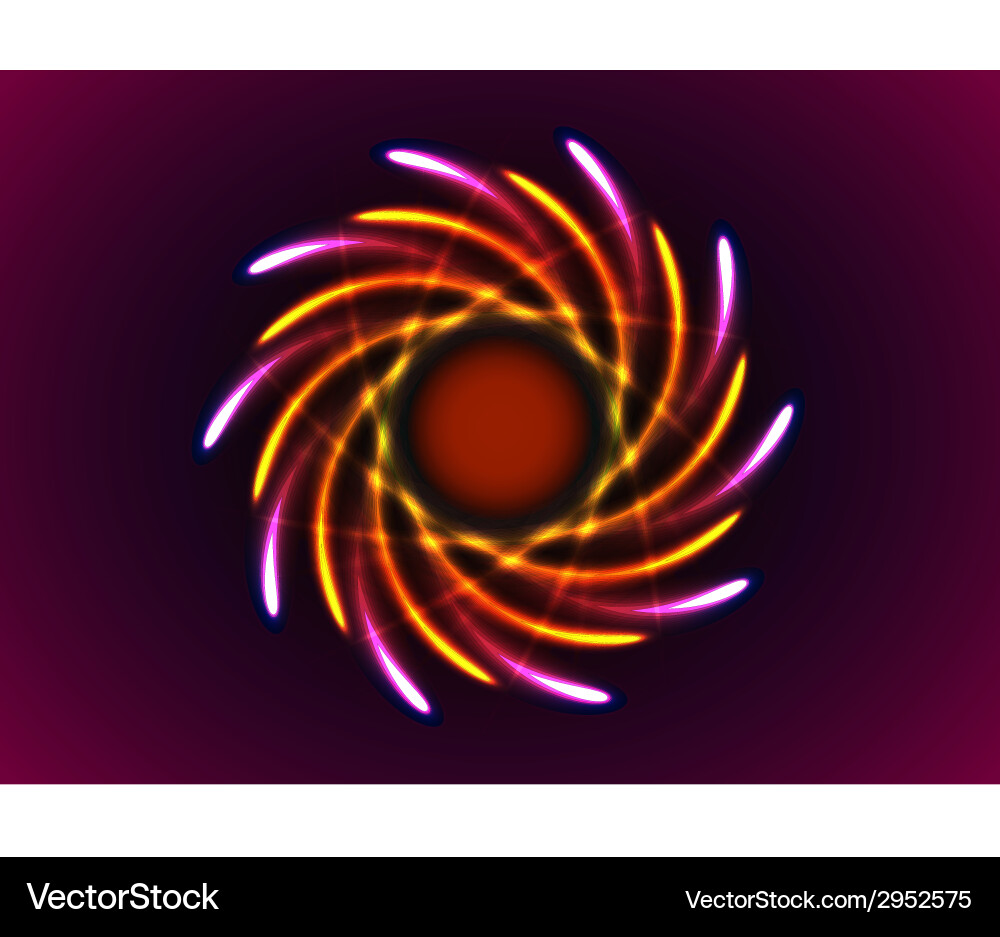 Rainbow abstract element vector image