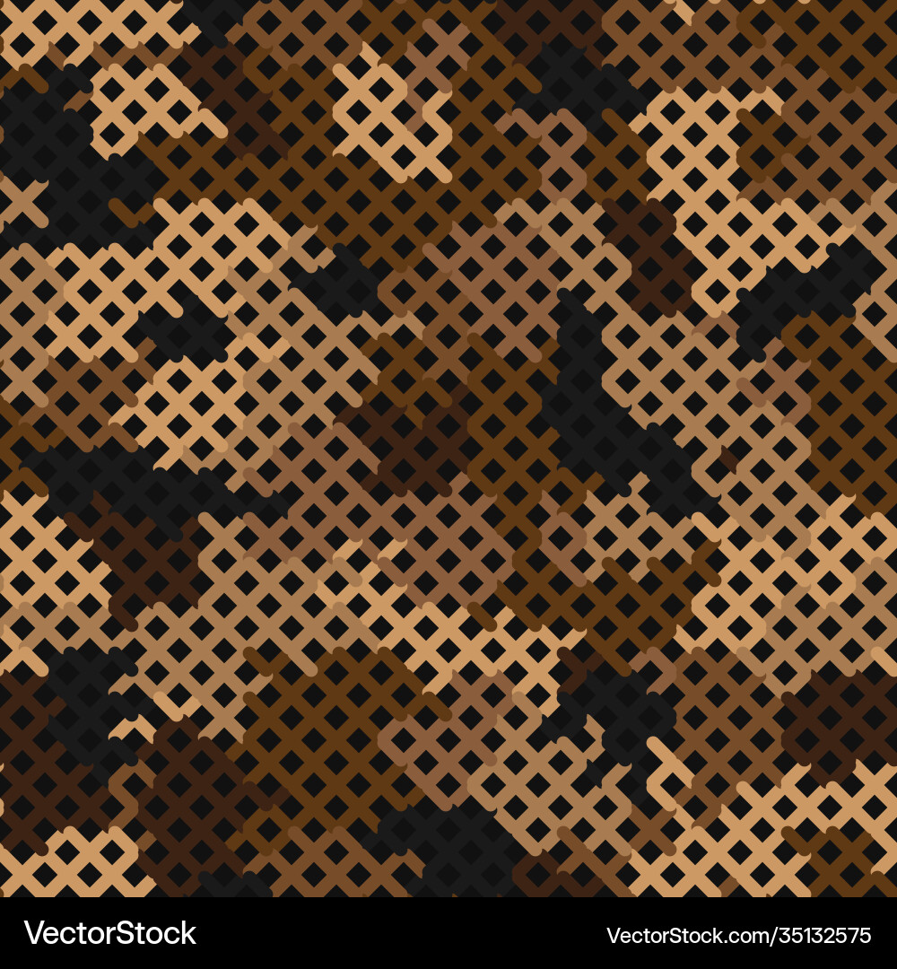 Seamless pattern for army fabric and design Seamless pattern for army fabric and design vector image