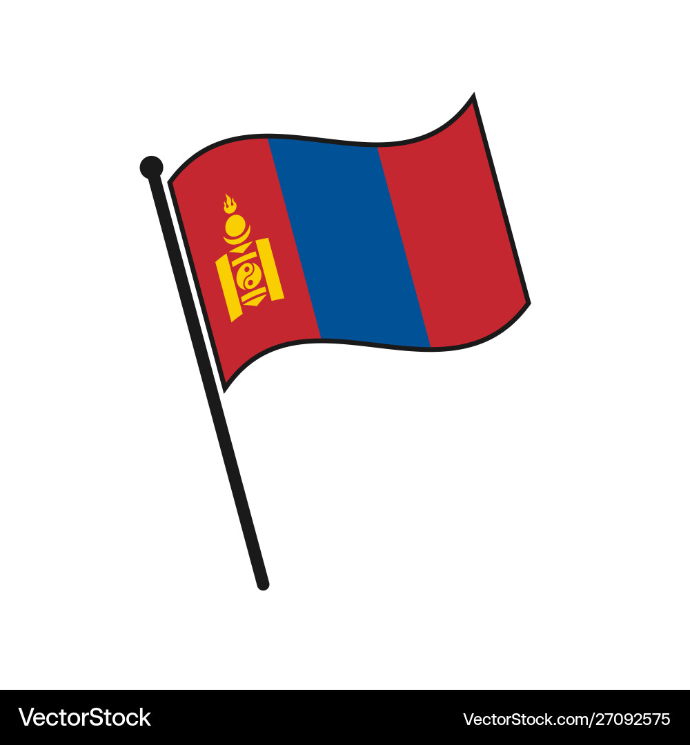Simple flag isolated Simple flag isolated vector image