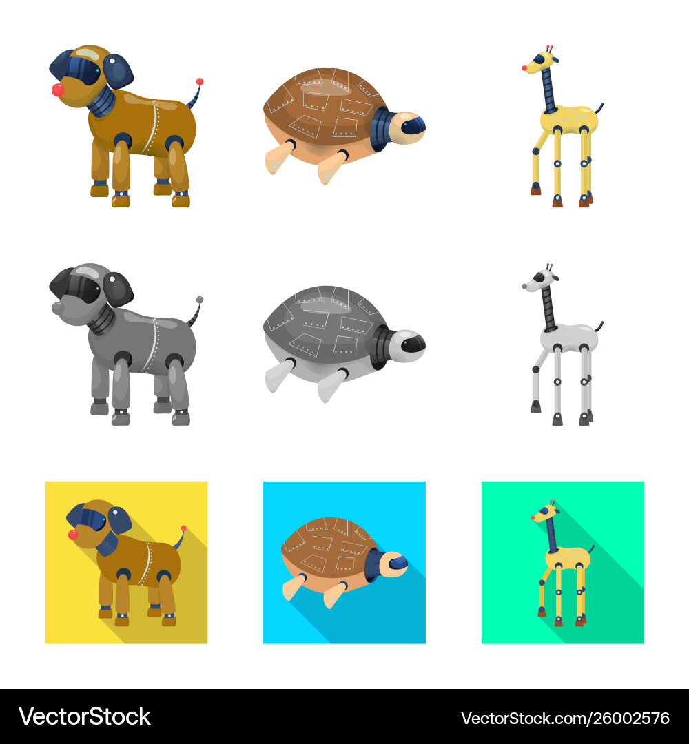 Isolated object toy and science icon vector image