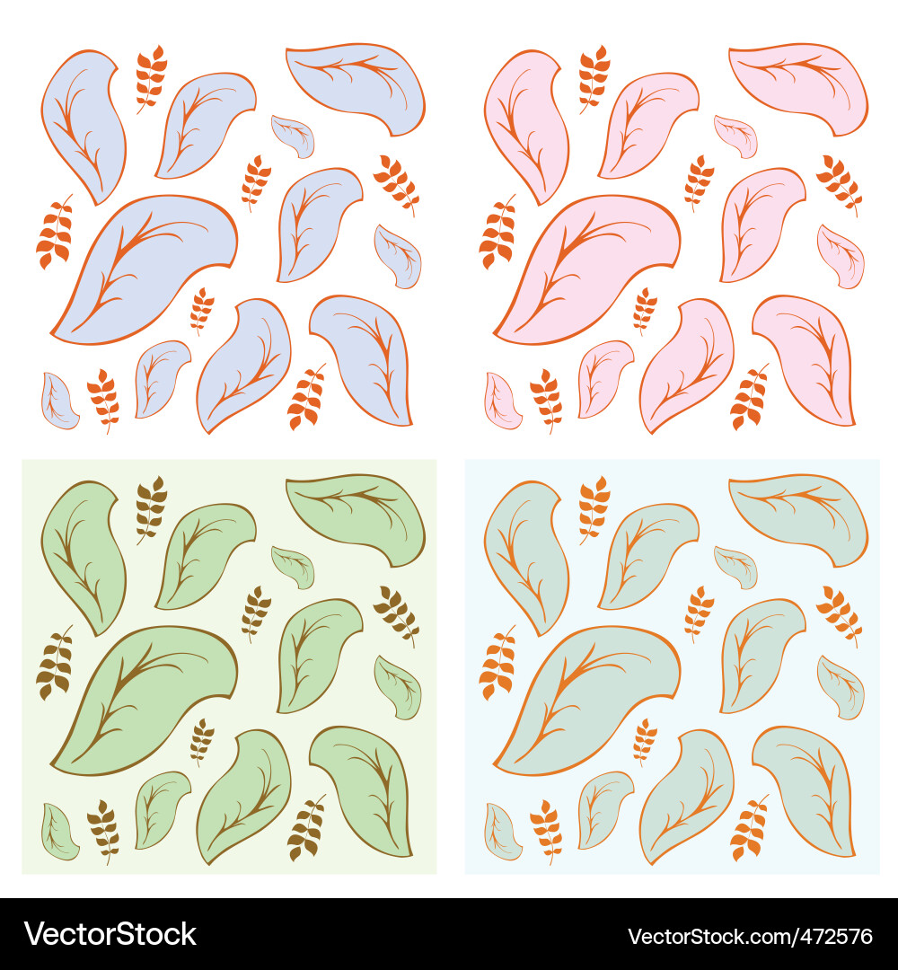 Leaf Pattern vector image