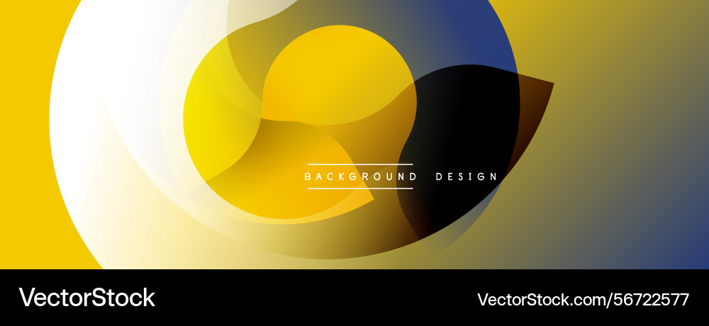 Abstract design features overlapping circles Abstract design features overlapping circles Vector Image