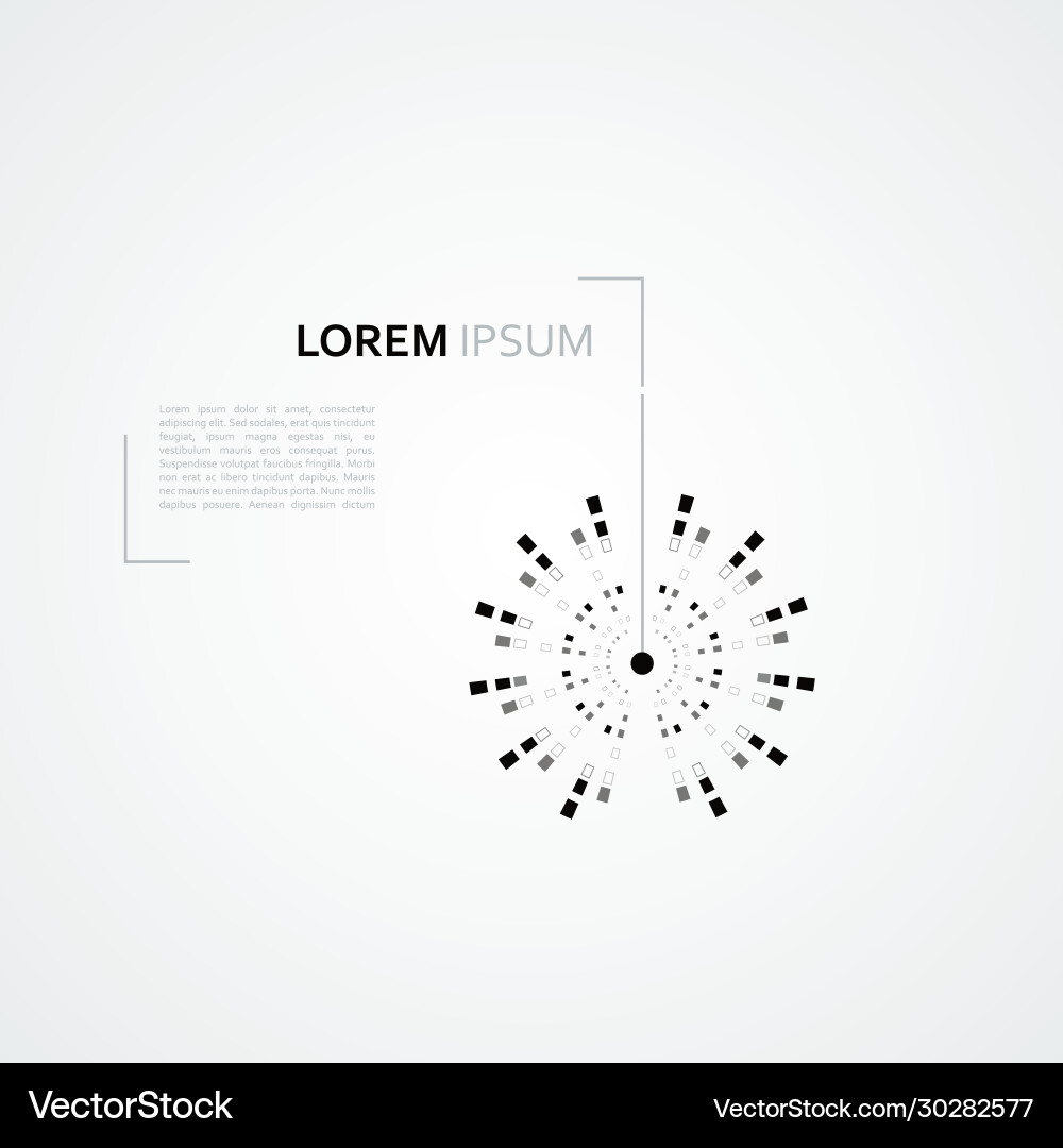 Abstract mechanical scheme with circular Abstract mechanical scheme with circular vector image