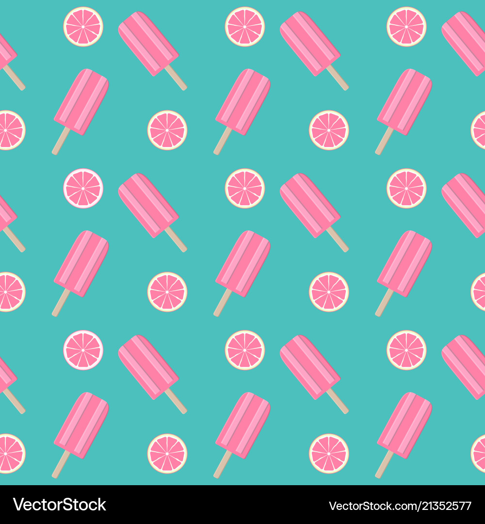 Abstract summer seamless pattern background vector image