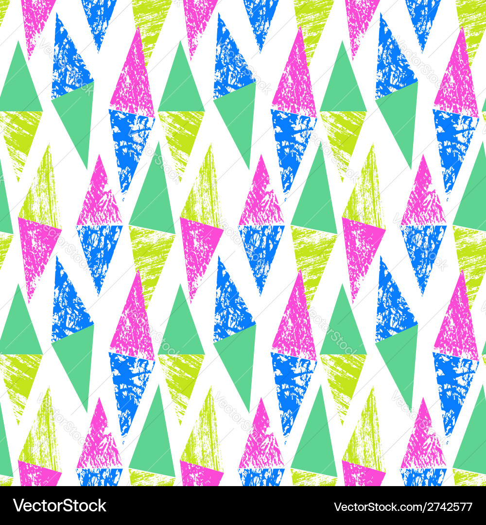 Bold Triangles Pattern vector image