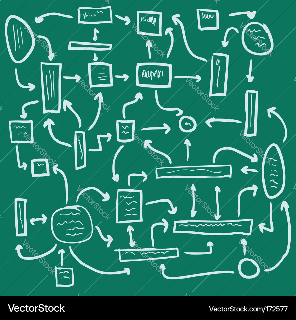 Concept Scheme Blueprint Vector Image