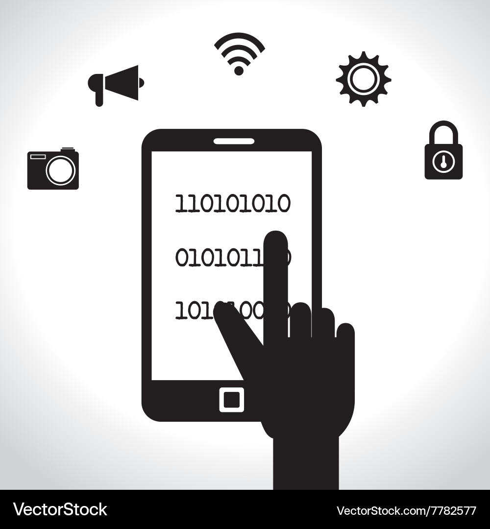 Data base design Vector Image