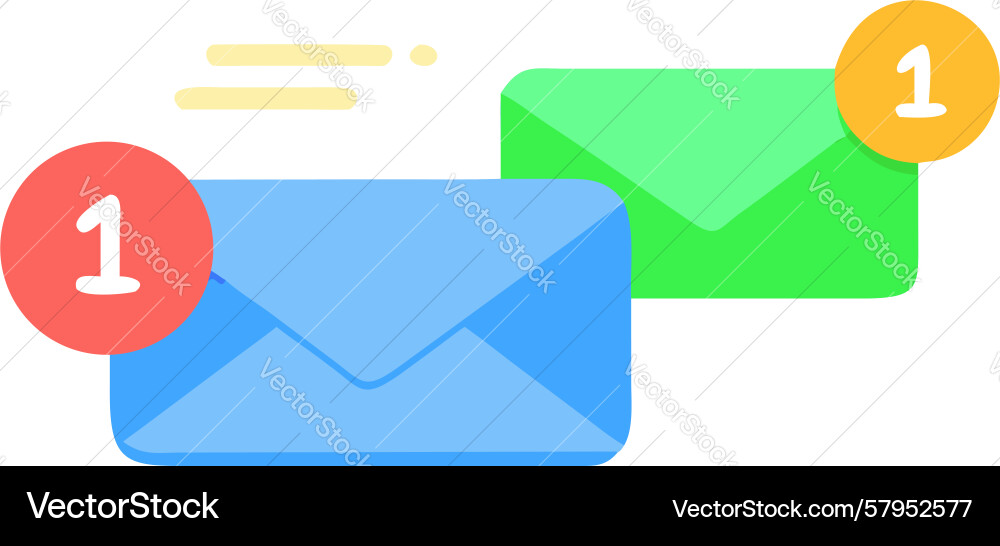 New Message Email Icon Vector Image