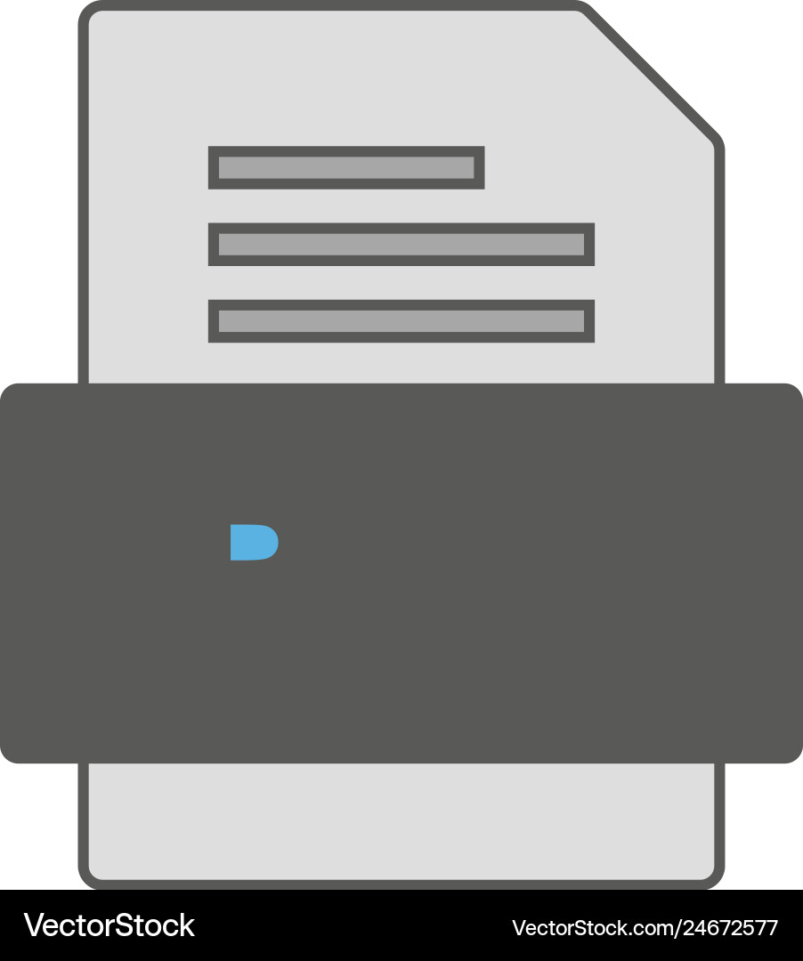 Pef file document icon Vector Image