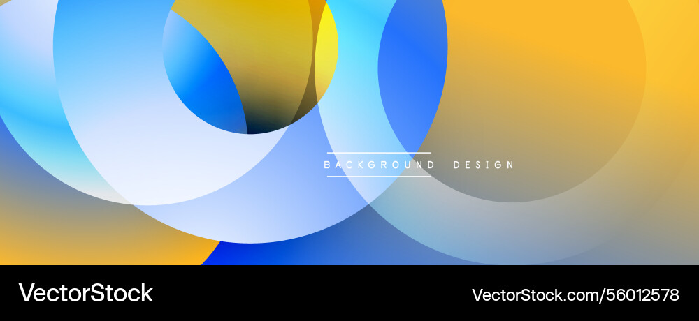 Abstract composition with layered circular Abstract composition with layered circular vector image
