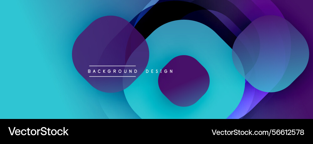Abstract fluid shapes overlap creating vibrant Abstract fluid shapes overlap creating vibrant Vector Image