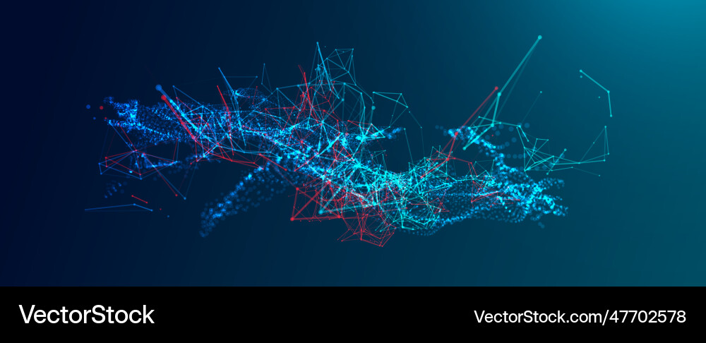 Abstract polygonal background with connecting Abstract polygonal background with connecting vector image