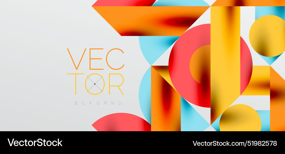 Circles and shadows colorful round elements Circles and shadows colorful round elements vector image