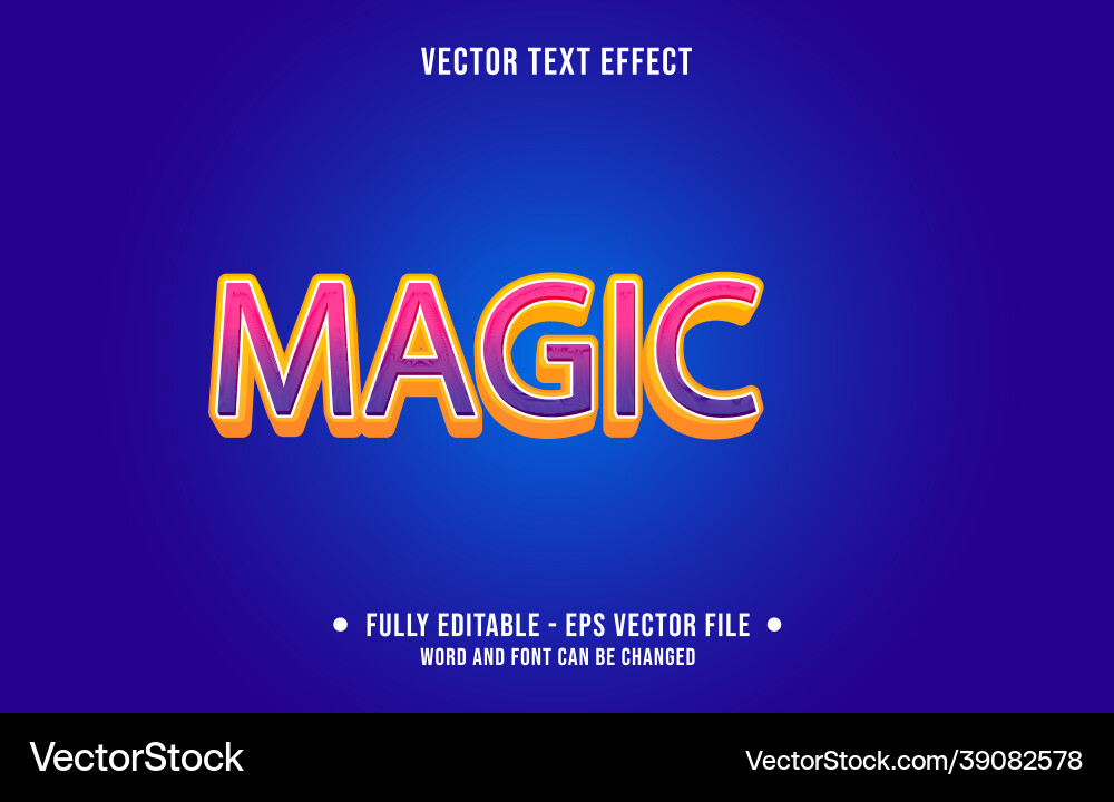 Editable text effect gradient style for digital Editable text effect gradient style for digital vector image